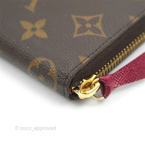 louis vuitton clémence wallet fuchsia monogram|louis vuitton monogram canvas.